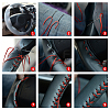 DIY Hand Sewing Genuine Leather Steering Wheel Cover AJEW-WH0002-60B-5