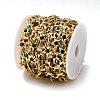 Brass Glass Link Chains CHC-R001-06G-01-3