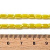 Electroplate Glass Beads Strands EGLA-D031-01-24-4