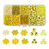 DIY Flat Round & Heart Acrylic & Glass Seed Beads Jewelry Making Findings Kits DIY-FS0006-43B-1
