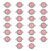 Alloy Enamel Links Connectors ENAM-TA0002-15A-2