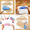 PET Hollow Out Drawing Painting Stencils DIY-WH0403-024-3