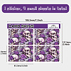 Rectangle PVC Plastic Waterproof Card Stickers DIY-WH0432-366-2
