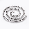 304 Stainless Steel Box Chain Necklaces and Bracelets NJEW-O112-22P-3