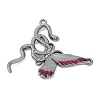 Alloy Red Enamel Snake Butterfly Chandelier Component Links PALLOY-R151-48B-2