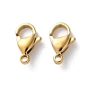 304 Stainless Steel Lobster Claw Clasps X-STAS-V007-01C-G-1