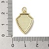 Brass Micro Pave Cubic Zirconia Pendants KK-Q808-10G-3
