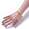(Jewelry Parties Factory Sale)Brass Bar Link Chain Bracelets BJEW-JB04504-05-4
