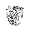 304 Stainless Steel Cuff Rings RJEW-M019-17P-1