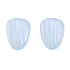 Rainbow Iridescent Plating Acrylic Beads OACR-N010-079-3