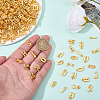 300Pcs Electroplated Plastic Charms KY-SC0002-61G-3