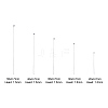 304 Stainless Steel Flat Head Pins STAS-CJ0005-01P-3