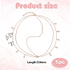 1Pc Alloy Rhinestone Wedding Bridal Headbands OHAR-HY0001-04G-3