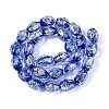 Handmade Foil Glass Beads Strands FOIL-N033-02B-2