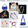 1000Pcs 10 Style Opaque Acrylic Linking Rings FIND-CA0004-84-6