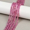 Dyed Natural Malaysia Jade Rondelle Beads Strands G-E316-2x4mm-46-1