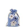 Printed Cotton Imitation Burlap Packing Pouches Drawstring Bags PW-WG7B662-14-1