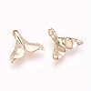 Brass Micro Pave Cubic Zirconia Charms KK-P157-16G-NF-2