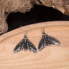 Alloy & Brass Moth Dangle Earrings for Women WG461A9-01-4