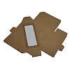 Triangle Kraft Paper Sandwich Box CON-WH0087-63-2