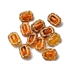 Imitation Amber Transparent Acrylic Beads X-MACR-D071-02H-2