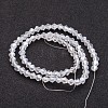 Glass Beads Strands GB4mm01Y-L-2