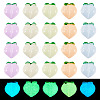 50Pcs 5 Colors Luminous Translucent Resin Decoden Cabochons RESI-TA0004-34-3