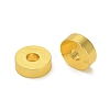 Flat Round Brass Beads KK-A276-06G-2