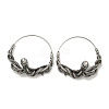 316 Surgical Stainless Steel Hoop Earrings for Women and Men EJEW-D096-22C-AS-1