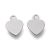 Non-Tarnish 304 Stainless Steel Charms STAS-K195-13P-2