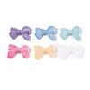 Flocking Opaque Acrylic Bowknot Beads OACR-T030-10M-3