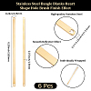 6Pcs Stainless Steel Blank Cuff Bangles MAK-BBC0001-32G-2