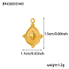 304 Stainless Steel Pendants STAS-OY002-93G-2