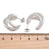 304 Stainless Steel Stud Earrings for Women SA-CBAB549-07P-5