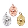 Brass Pendants KK-Z009-27-1