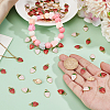 80Pcs 2 Colors Light Gold Plated Alloy Enamel Pendants ENAM-HY0001-49-4