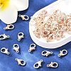 Zinc Alloy Lobster Claw Clasps X-E103-RG-5