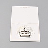 Coated Paper Cards DIY-WH0223-74D-1