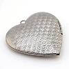 Tarnish Resistant 304 Stainless Steel Photo Locket Pendants STAS-S046-08-1