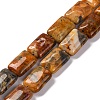 Natural Crazy Agate Beads Strands G-T047-B18-01-1