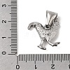 304 Stainless Steel Pendant Rhinestone Settings STAS-B167-14A-P-3