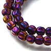 Electroplated Synthetic Non-magnetic Hematite Beads Strands G-C154-A01-01F-3