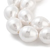 Electroplated Shell Pearl Beads Strands BSHE-H110-01-03-3