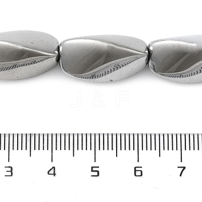 Electroplated Non-magnetic Synthetic Hematite Beads Strands G-P518-01B-1