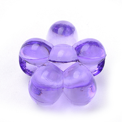 Transparent Acrylic European Beads TACR-S144-14-1