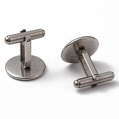Tarnish Resistant 304 Stainless Steel Cuff Buttons LS-STAS-Z015-33F-1