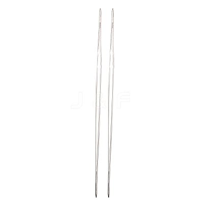 Iron Collapsible Big Eye Beading Needles TOOL-R095-03-1