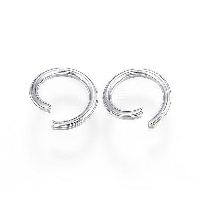 Tarnish Resistant 304 Stainless Steel Open Jump Rings STAS-F110-05P-1