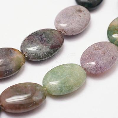 Natural Indian Agate Beads Strands G-N0173-02-13x18mm-1