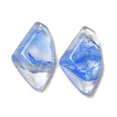 Transparent Glass Pendants GLAA-G104-07F-1